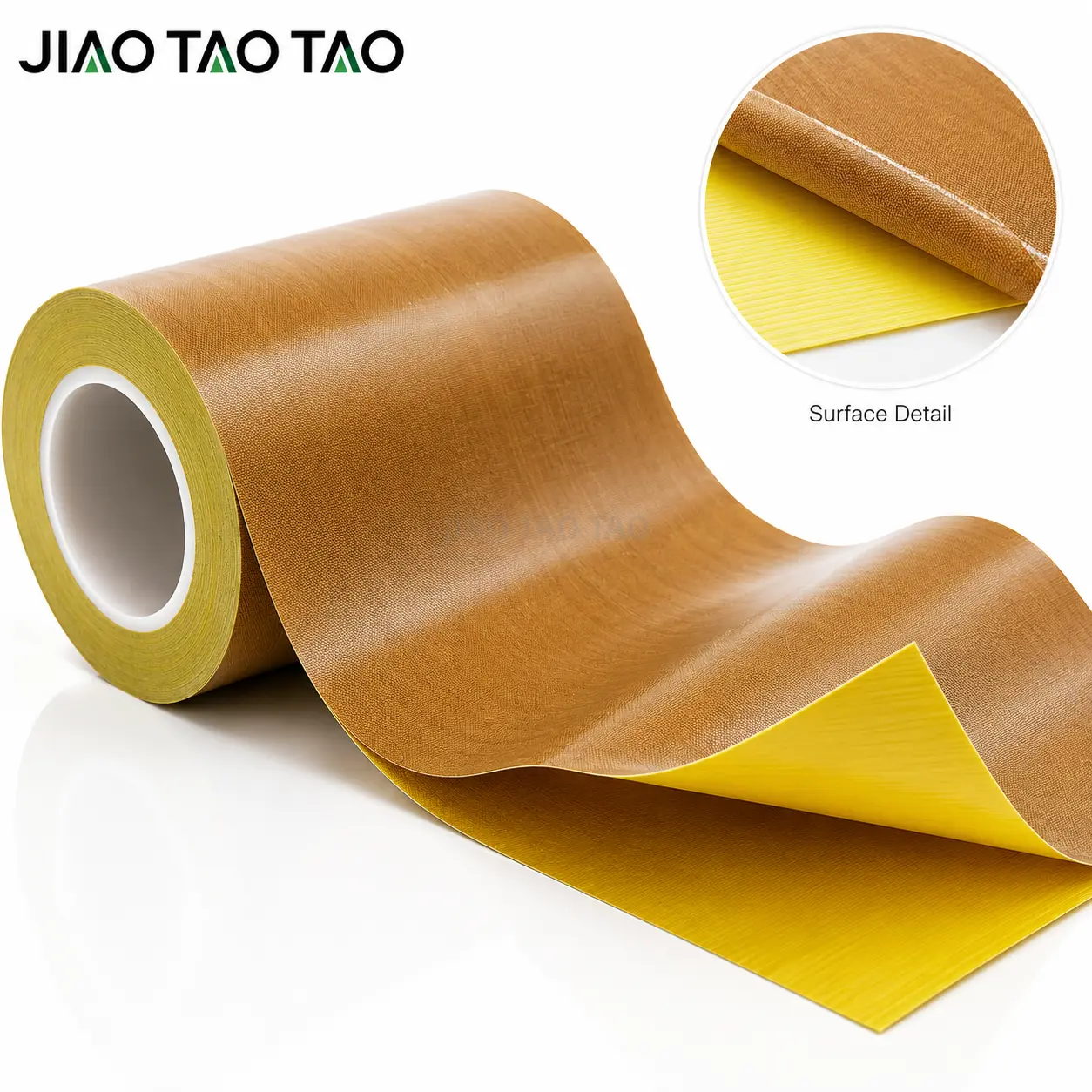 PTFE adhesive tape with release liner for heat sealing equipment